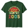Vintage 2005 21 Years Old Gifts 21St Birthday For Unisex Tshirt