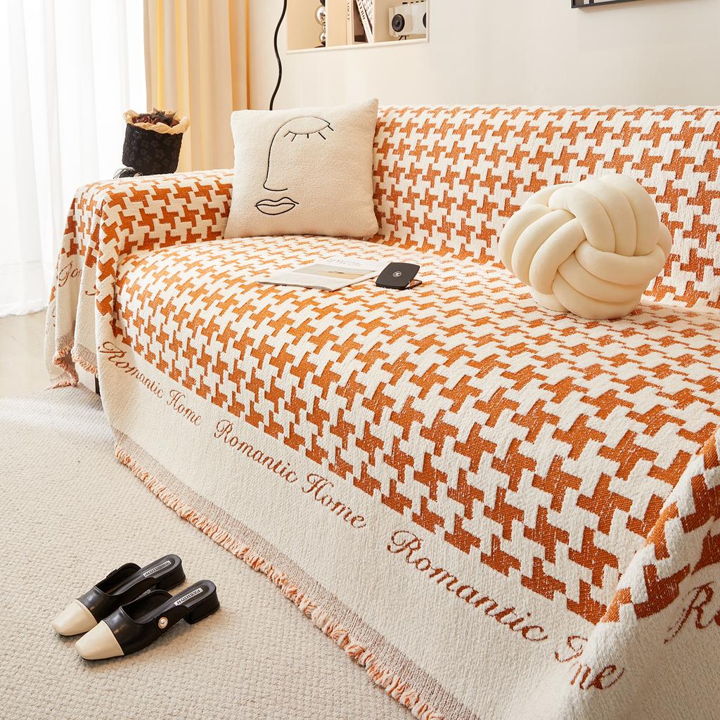 Houndstooth Sofa Towel Four Seasons Universal Elastic Sofa Cover Blanket All-inclusive Universal One-piece Full Cover Anti-cat Scratch Sofa Cover