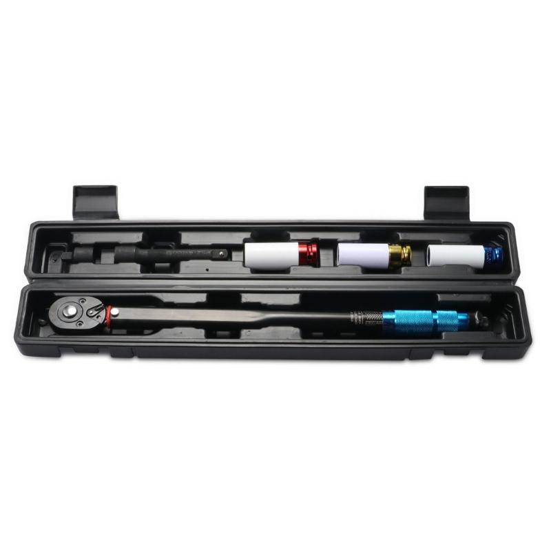 Bidirectional Adjustable Torque Wrench with Preset Function and Ergonomic Handle Fit for Precise Tightening Applications