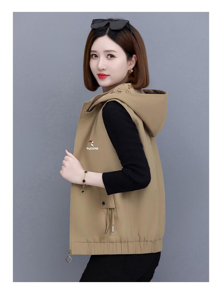 Woodpecker Women's Fashionable Sleeveless Vest - Spring/Autumn 2024 Collection