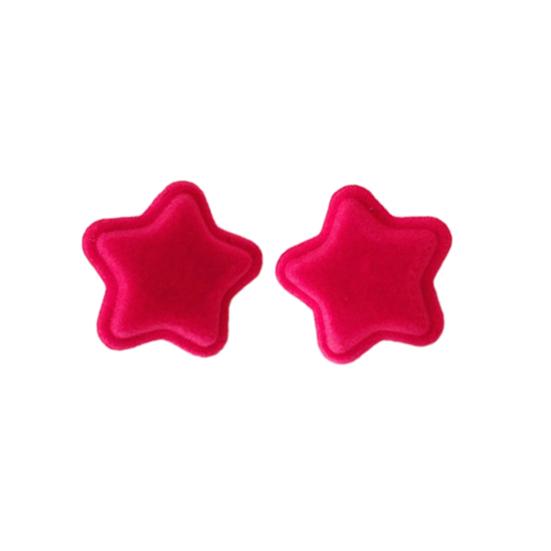 1 Pair Hair Clips Bowknot Heart Star Shape Hair Pins Velvet Material Cover Side Bangs Hairpins Hair Accessories