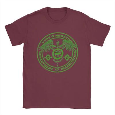 Type O Negative Herren T-Shirt Lustiges T-Shirt Kurzarm Rundhals T-Shirt Baumwolle Grafik Tops#Farbe(1)