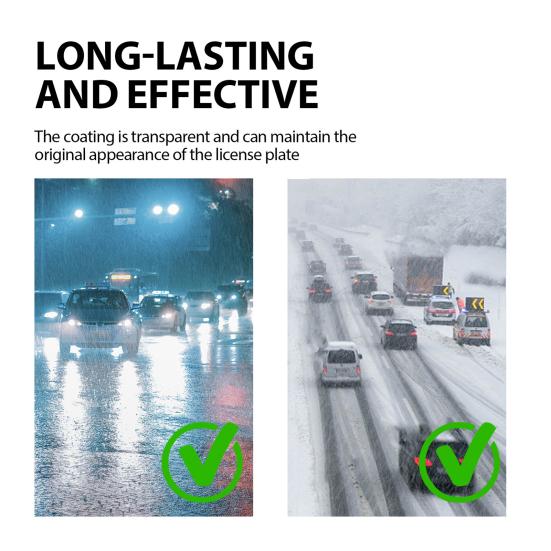 Número da Placa do Carro Spray Invisível Spray Deterrente para Radar de Velocidade Fácil de Usar Efeito Duradouro Spray para Privacidade da Placa