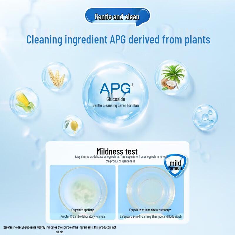 Safeguard Kids Bubble Shampoo & Body Wash