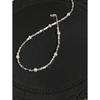 Damen Koreanisches Design Gebrochene Silber Perlenkette - Vielseitiger, Schlichter, Modischer Choker mit Persönlichkeit