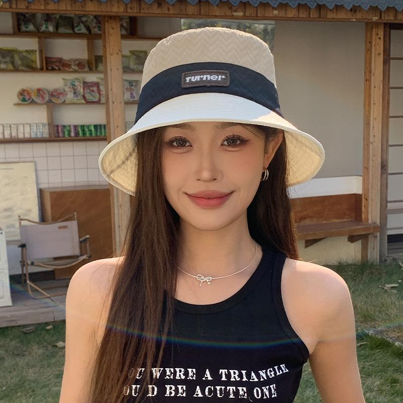 New Korean Version of Ins Versatile Face Showing Small Basin Hat Summer UV Fisherman Hat Women Quick Drying Mountaineering Hat