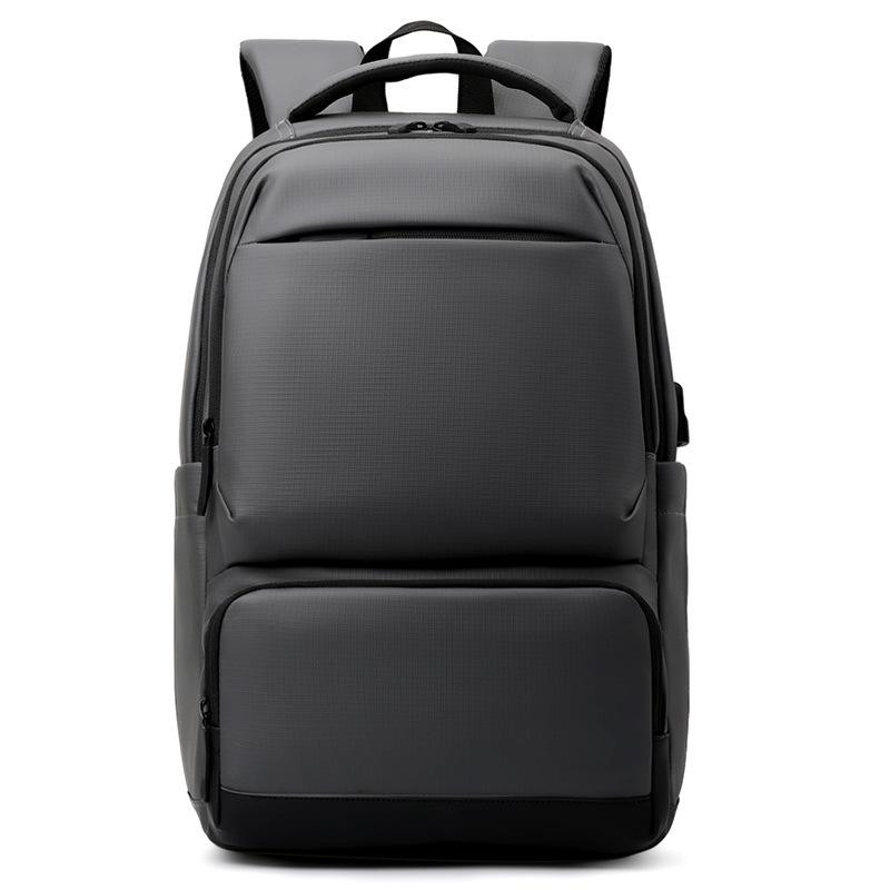 Men's Backpack Waterproof Leather Backpack Business Computer Bag Large Capacity Backpack College School Bag
