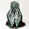 Fashion printing, hot-selling 91 square scarves in Europe and America, trendy headscarves, scarves, women's scarves, simulated silk satin