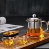 De'ou Xingguang Glass Teapot with Stainless Steel Infuser