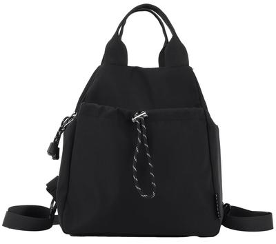 Altro Rose Black Damenrucksack, Tagesrucksack, Klein, Kompakt, Großes Fassungsvermögen, Mini, Synthetikleder, Perfekt für Pendeln, Schule oder Handtaschen,