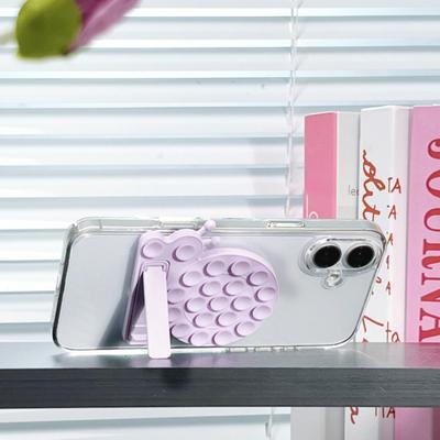 Mobile Phone Holder Suction Cup Foldable Silicone Stand for Phone Stand Silicone Snail Shape