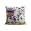 Purple Series Pillow Case Bedroom Sofa Cushion Cover 100% Polyester Living Room Pillowcase Bedhead Throw Pillow Home Room Decor