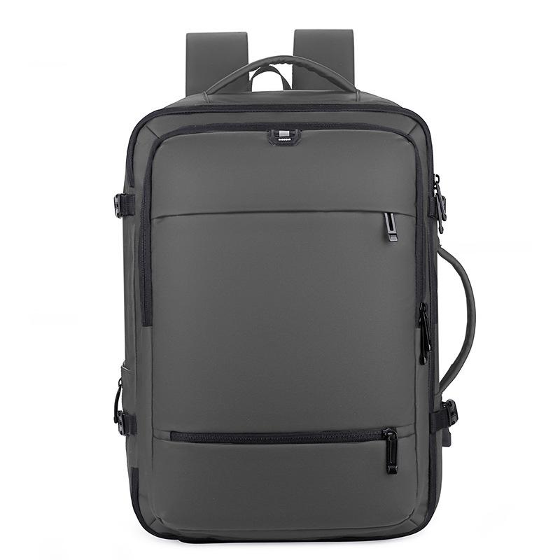 Expansion Anti-Splash Large Capacity Luggage Backpack Men S Computer Bag Fashion Business Travel Backpack One size fits all серый