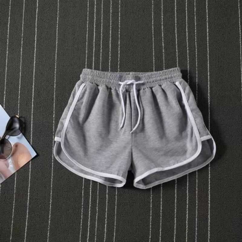 Sportliche Dreipunkt-Damen-Shorts zum Laufen, Freizeit, hoch taillierte Pyjamahose mit Strandhose