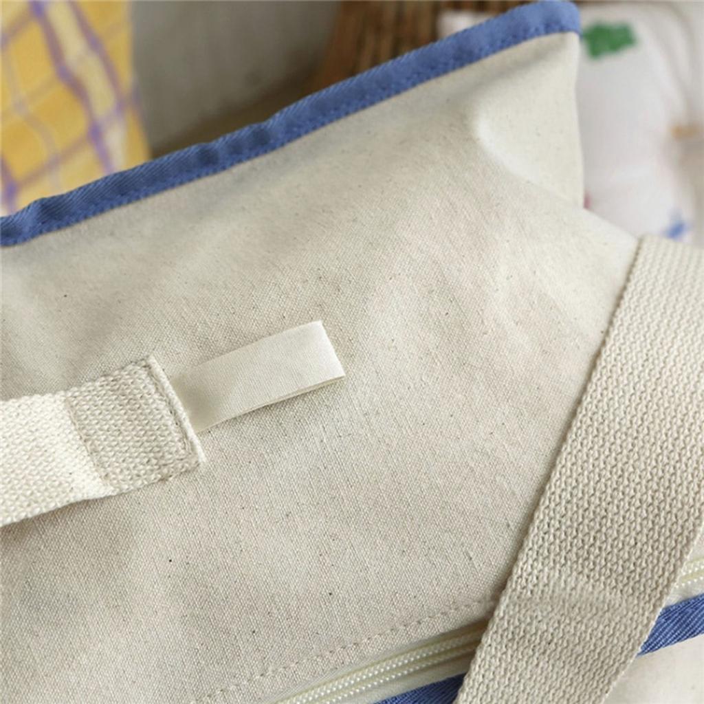 Cartoon Large Capacity Cotton Quilt Bag Kindergarten Cotton Quilt Storage Bag Pattern Cotton Storage Pouch for Nursery