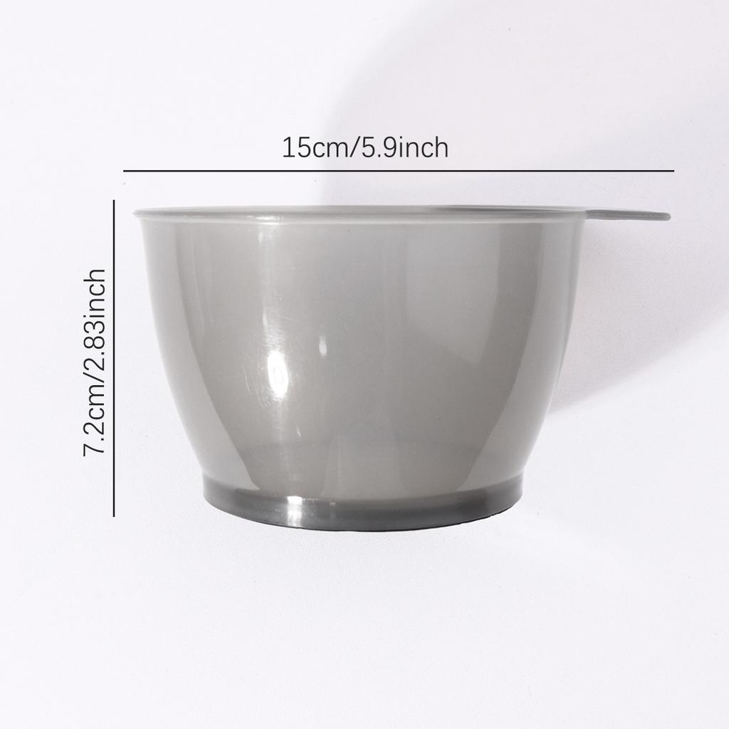 4-teilige Färbemischschale mit großem Fassungsvermögen, Haarfärbemischschale, manueller Haarfärbecreme-Mischer, speziell für Echthaarperücken