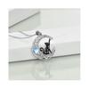 Tree of Life Necklace 1pc Silver Celtic Knot Moonstone Pendant Women Jewelry