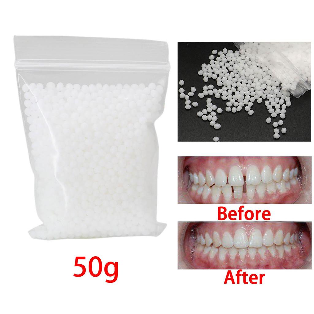 50G Temporary Tooth Repair Kit Adhesive Beads Moldable Fake Teeth Veneer2027