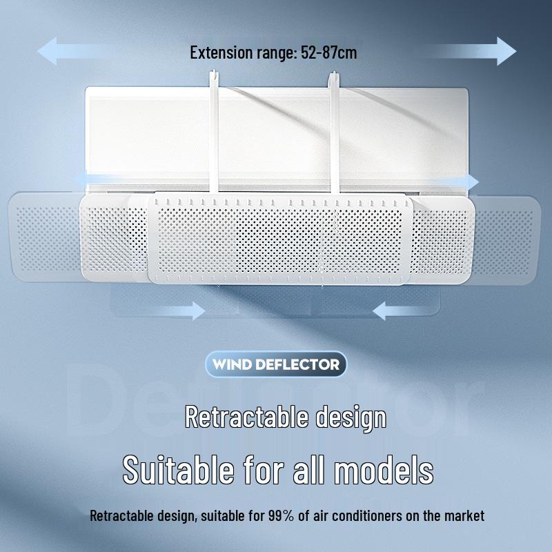 Universal Wall-Mounted Air Conditioner Windshield Deflector Cover