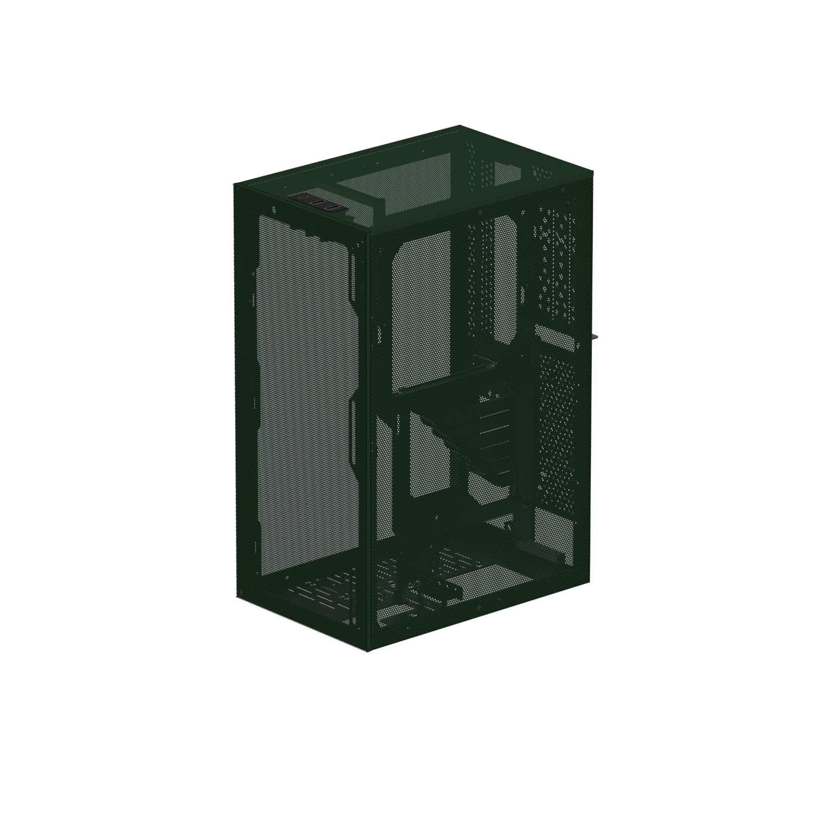 

SSUPD Compact PC Case MESHROOM S Sage Green Сумісний із ATXM-ATXITX Повна сітчаста структура Сумісний з обома блоками живлення ATXSFX Продукт від