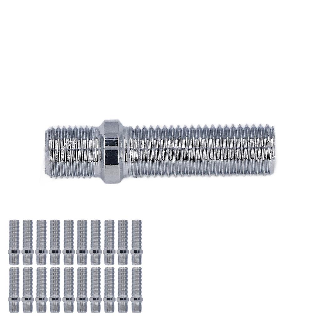 20 Stück Rad-Umrüstbolzen 50 mm Länge 33 mm Schaft Radschrauben-Adapter Ersatz für