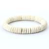 Noter Braccialetto Minimalista Bianco in Pietra di Howlite Unisex Perline Distanziatrici Rotonde 6/8/10mm Braccialetto Accessori Bohemien da Spiaggia Pulsera
