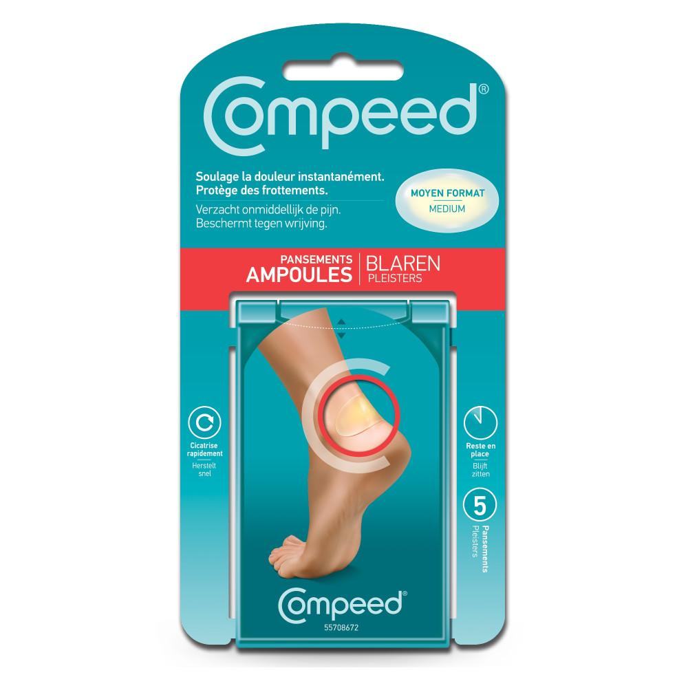 

Блистерные повязки для пяток среднего размера Compeed x 5