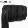 Meetee 3/5/10M 3# 5# 8# Waterproof Resin Zipper Outdoor Tent Zips Clothes Jacket Decor Zippers Repair DIY Sewing Accessories