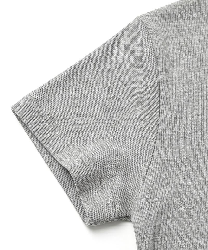 UNDEROFF Stretch Cotton Slim Short Sleeve T-Shirt Melange