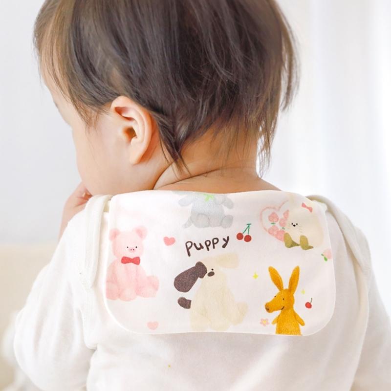 Set mit 2 sanften & saugfähigen Babyschweißhandtüchern, feuchtigkeitstransportierende Babyhandtücher, bunte & strapazierfähige Baumwolltaschentücher, Geschenk