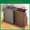 Foldable Laundry Bin With Handles For Dormitory Bathroom Bedroom Use