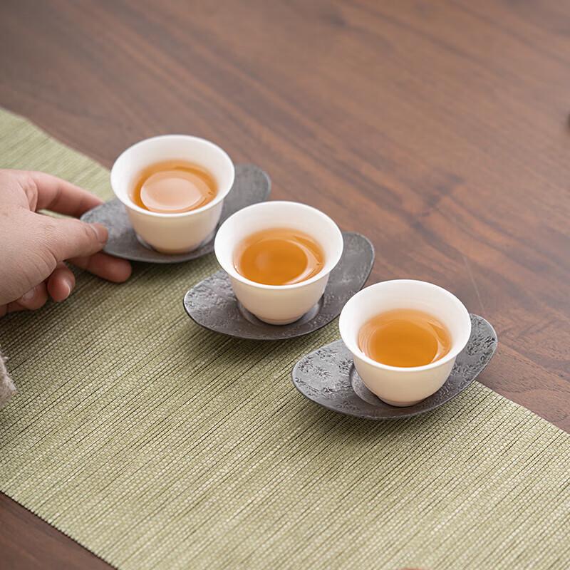 White Jade Porcelain Tea Cup Set