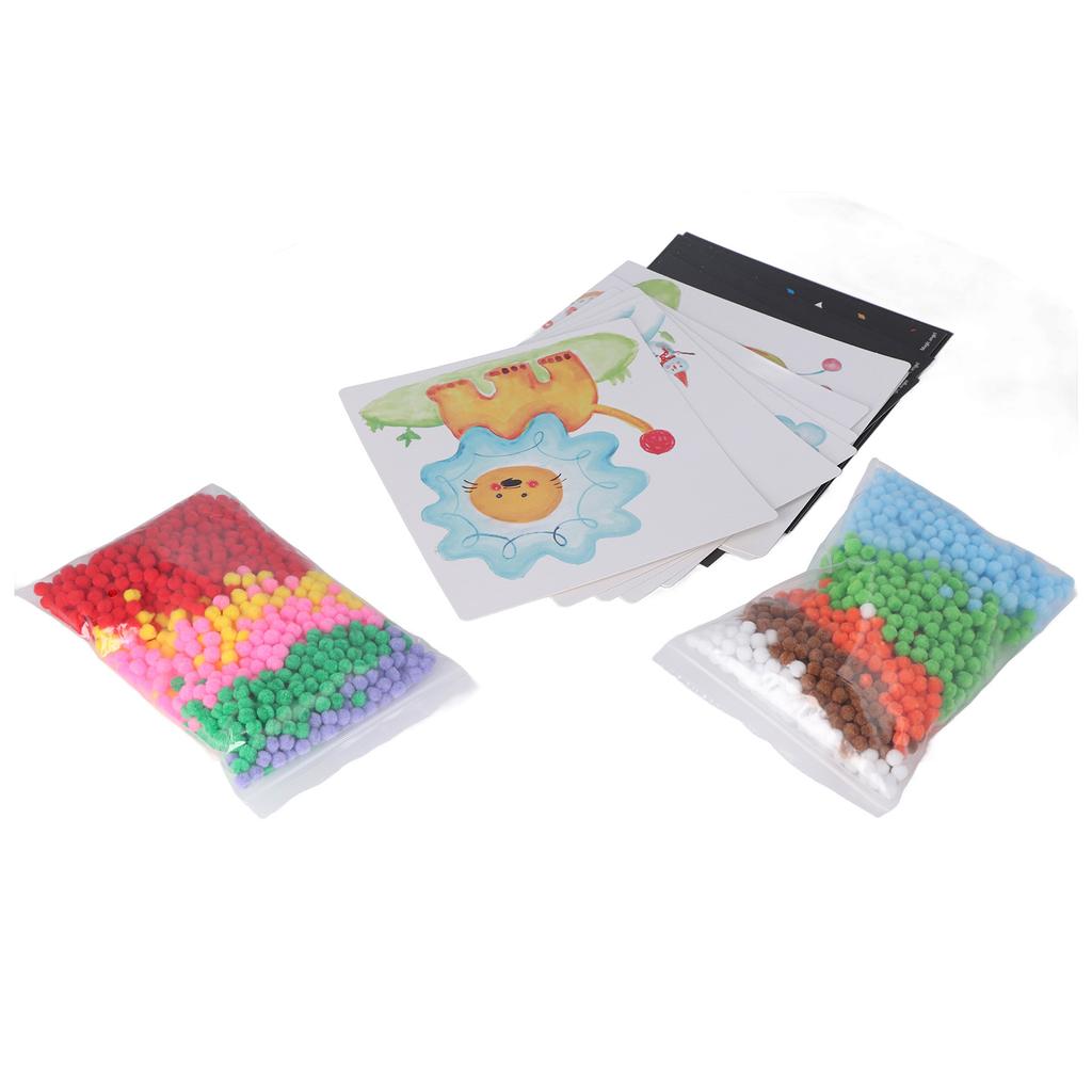 Mosaic Sticker Art Sticky DIY for Kids Enhanced Color Perception Exercise Hand Eye Coordination Handcraft Mosaic Art