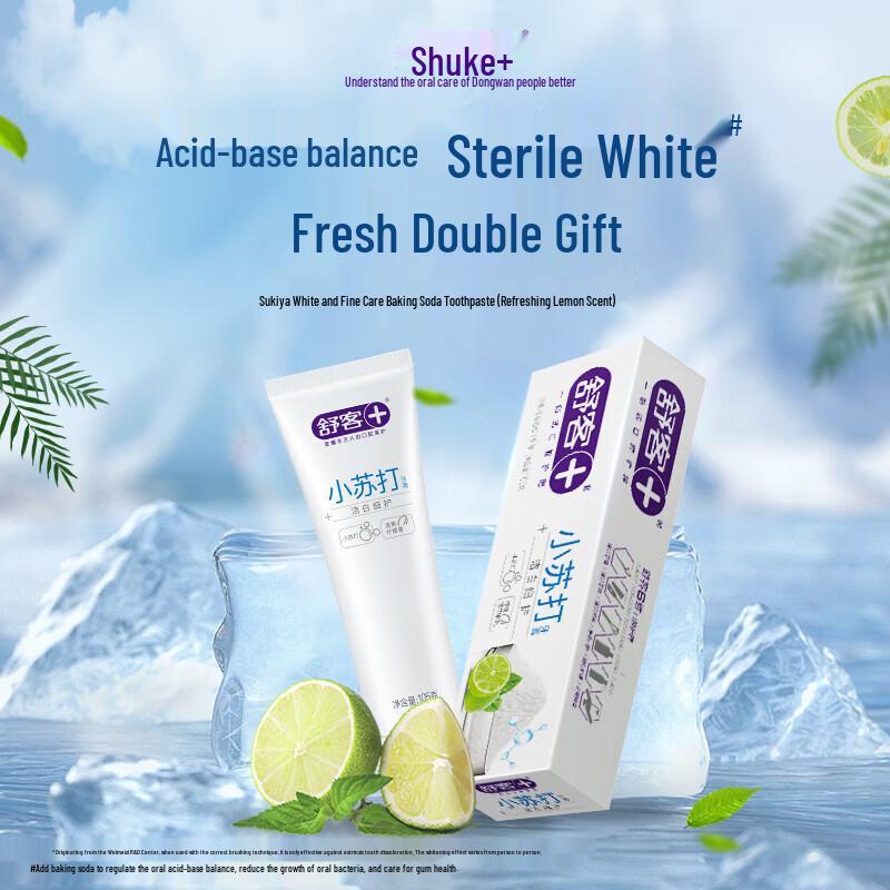 Shuke Baking Soda Toothpaste, Whitening & Gum Care