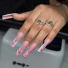 INS Hot Selling Accept Customization Duck Shape Artificial Fingernails Manicure False Nails with Glue Stickers Press on Nails