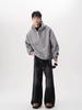Unisex Heavyweight Half-Zip Hoodie: Trendy High-Street Design for Autumn/Winter