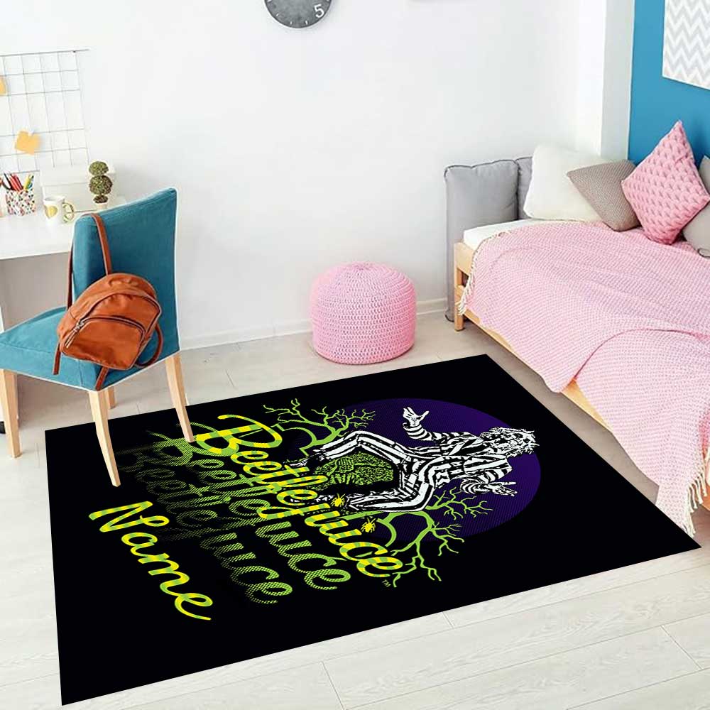 Warnermedia (5) Customize your name rug, office chair cushion, home bedroom living room gift.