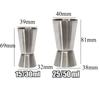 1Pc Measure Cup Double Head Design Stainless Steel Measure Jigger Home & Living Dual Shot Cocktail Mug Kitchen Gadgets
