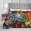 Metroids Helden Spiel Flanelldecke Super Weiche Kuscheldecke für Wohnzimmer Reise Büro Street Trend Tagesdecke Sofa Bettbezug