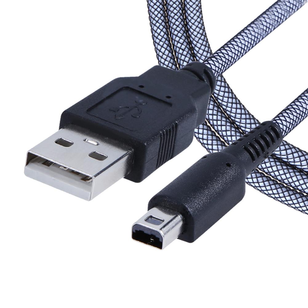 1.5m 24K Charger Charging Cable Cord USB Data Cable for Nintendo NDSI NEW 3DSXL 2DSLL 3DS