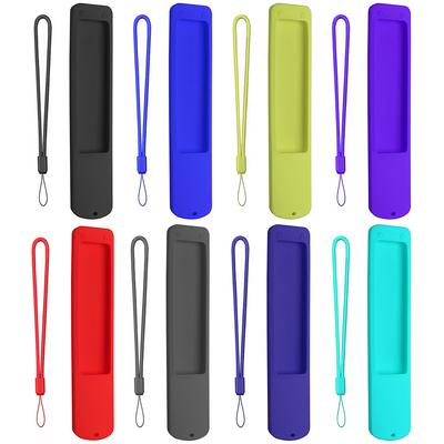 Silicone Case Remote Control Cover Anti-Scratch TV Remote Cover with Anti-lost Lanyard Protective Skin Sleeve for Xiaomi XMRM-ML