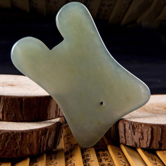 Faux Jade Schabebrett Schlankheitskörper Gesichtsmassagegerät Anti-Falten Schönheitspflege