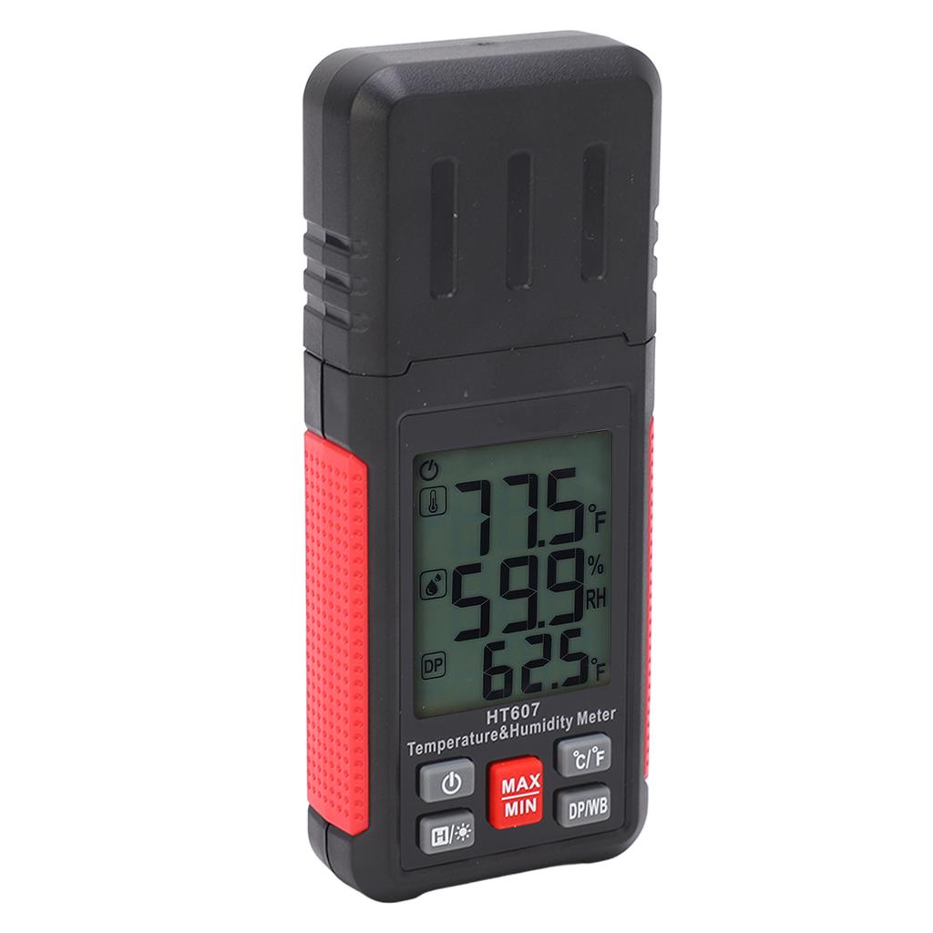 Digitales Temperatur-Feuchtigkeitsmessgerät Hohe Genauigkeit Elektronisches Thermometer Hygrometer Monitor