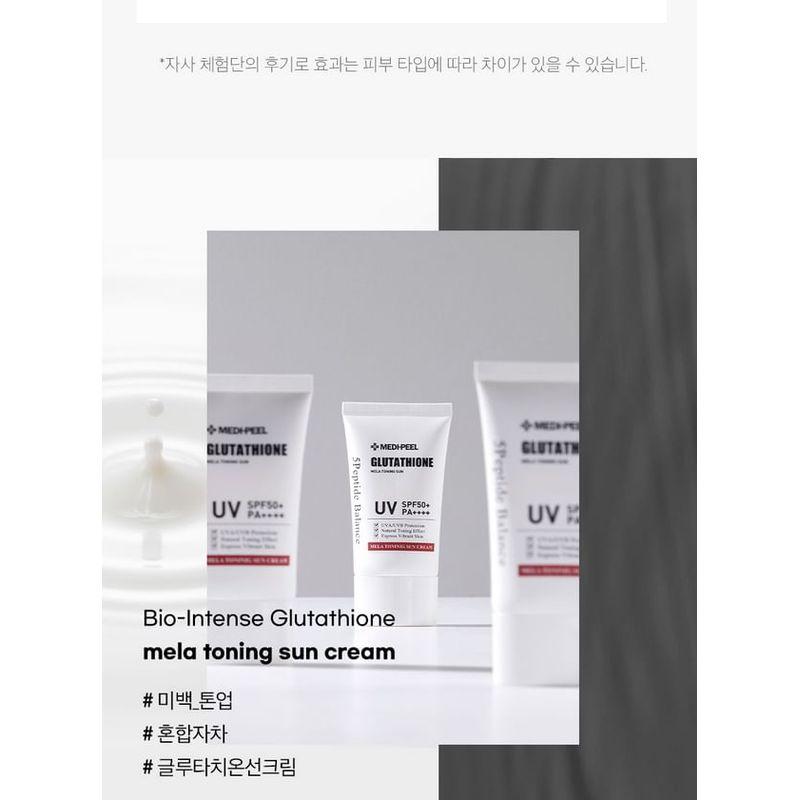 MEDIPEEL - Bio-intensive Glutathione Mela Toning Sonnencreme