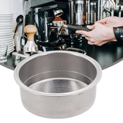 51mm Coffee Blind Filter Basket 2 Cup Stainless Steel Non Pressurized Filter Cup Coffee Filter Portafilter Basket For Filters