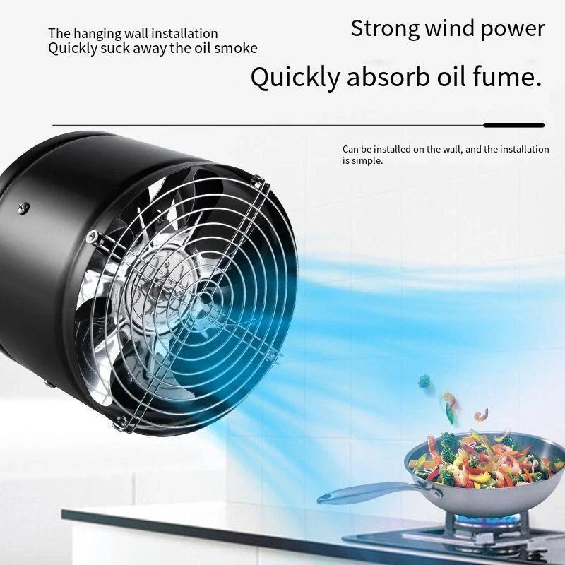 20W/40W/60W 4''6''8'' țeavă ventilator de evacuare mini extractor de uz casnic țeavă metalică ventilator de aer baie toaletă perete ventilator conductă