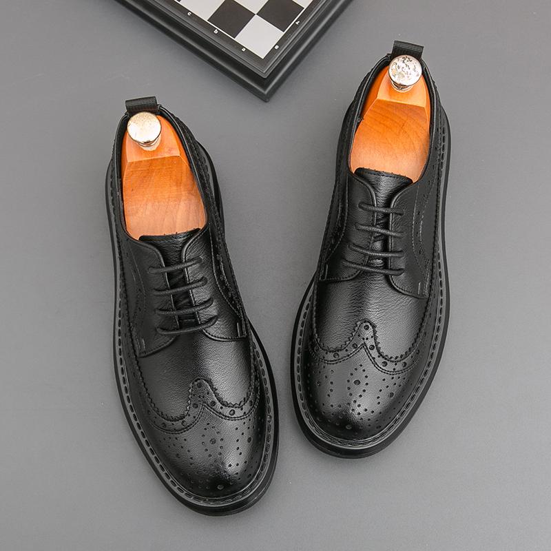 

Модная мужская обувь дерби белая, нарядная, мужская, деловая, лакированная кожа, мужская обувь, для вечеринок, на плоской подошве, классическая, формальная, модная кожаная обувь, для отдыха 43 чёрный