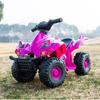 6V Kids Ride-On ATV, Electric Quad with Music, Battery-Powered 4 Wheeler for Toddlers & Children, Magenta