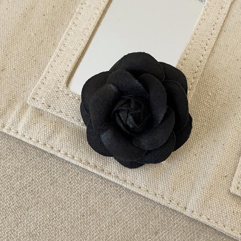 Light Luxury And High-End Sense, Small Fragrant Wind, Camellia Brooch, Femininity, Trendy And Versatile Woolen Coat, Suit Pin Accessories