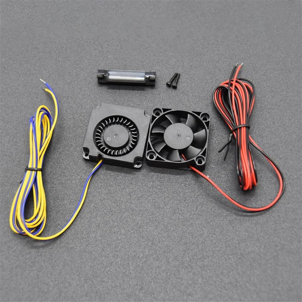 3D Printer Parts for Ender3 CR10 4010 Blower Fan And Axial Fan Cooling Fan Kit With Fan Cover 12V 24V Hot End Print Headr Kit